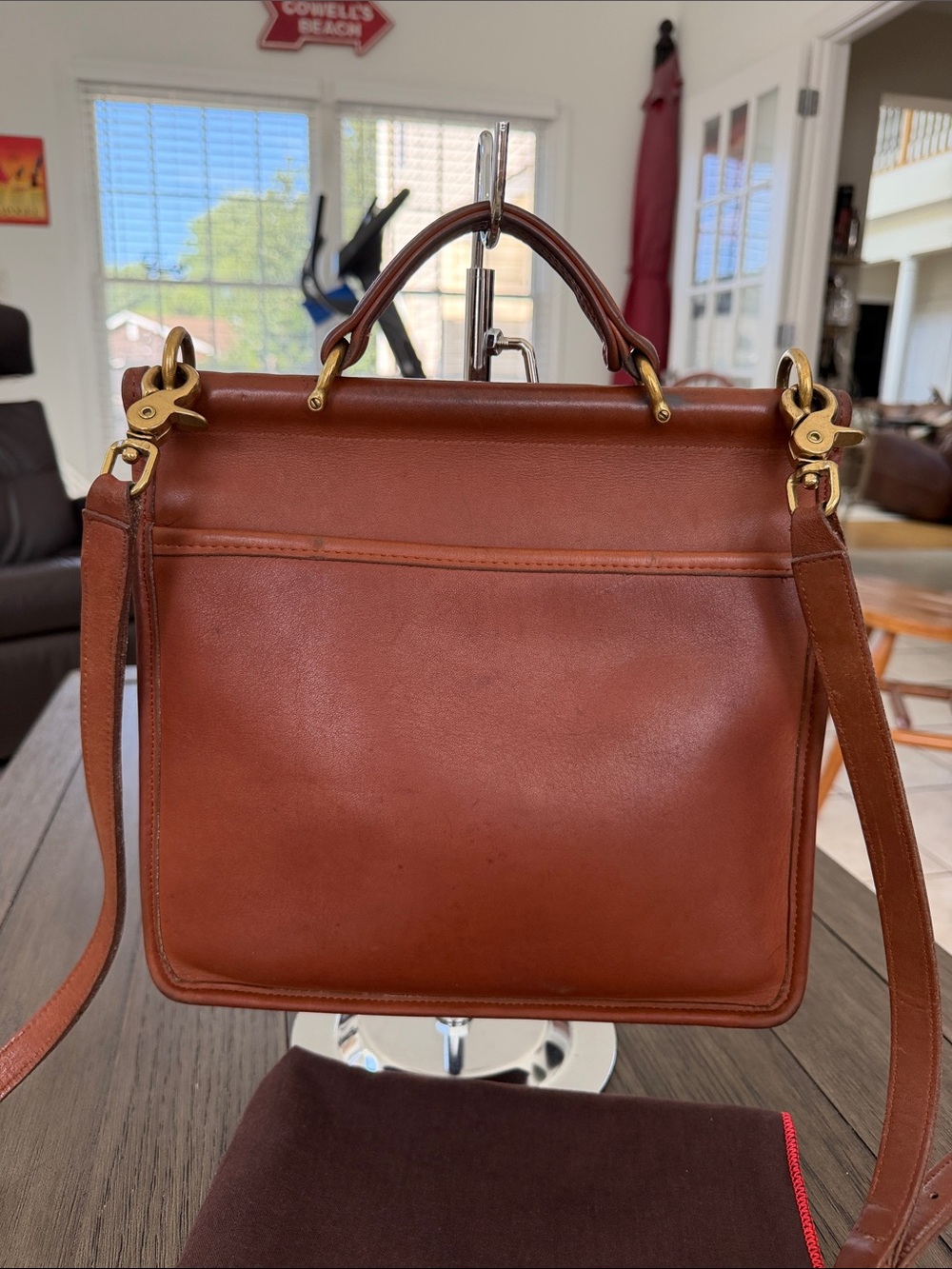 Coach vintage Willis Bag in British Tan from 1997, with dust bag. - Picture 2 of 15